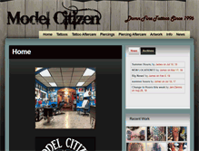 Tablet Screenshot of modelcitizentattoo.com